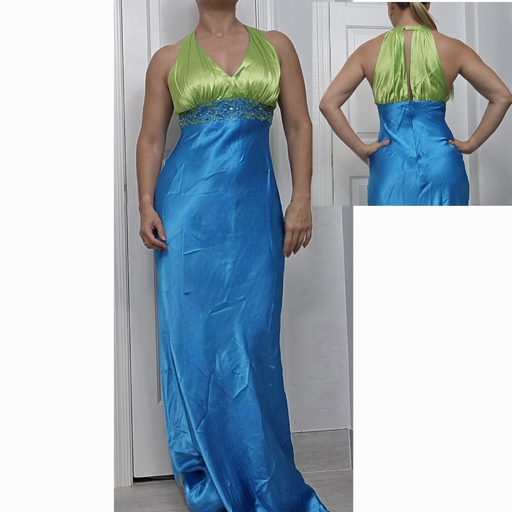 JS Boutique Halter Maxi Dress